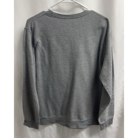 Athletic Works Sweatshirt Men's Size Small (34-36) Heather Gray Long Sleeve - Picture 2 of 6